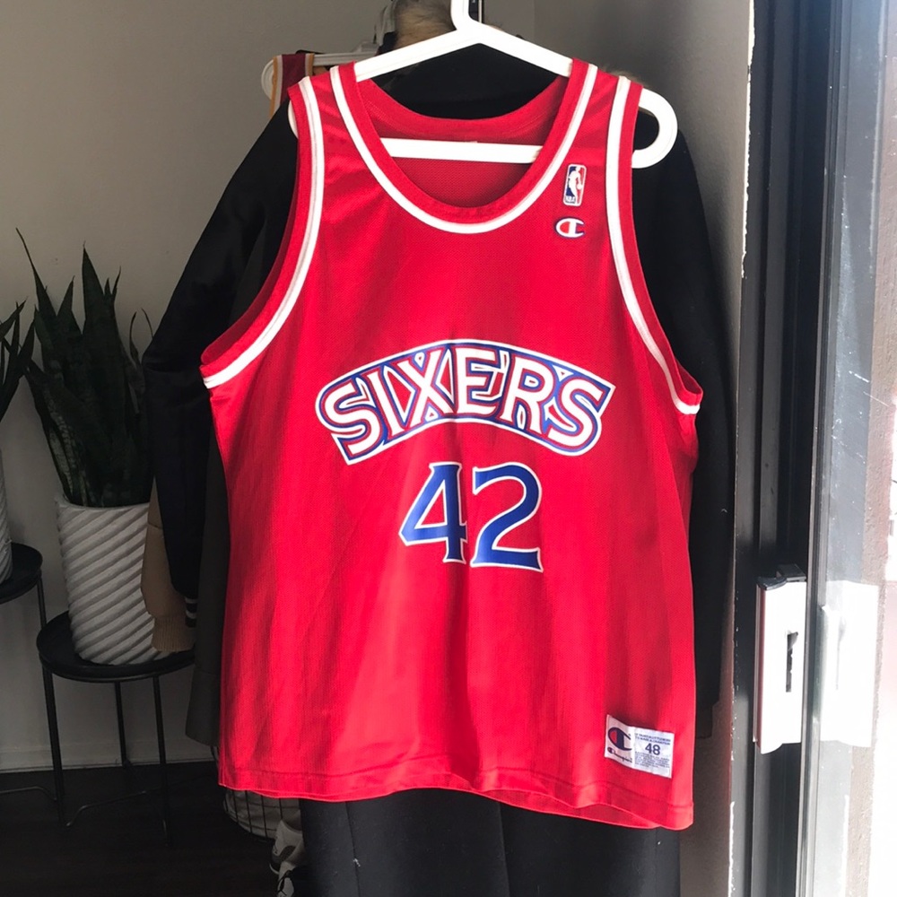 Champion Stackhouse Sixers Jersey
